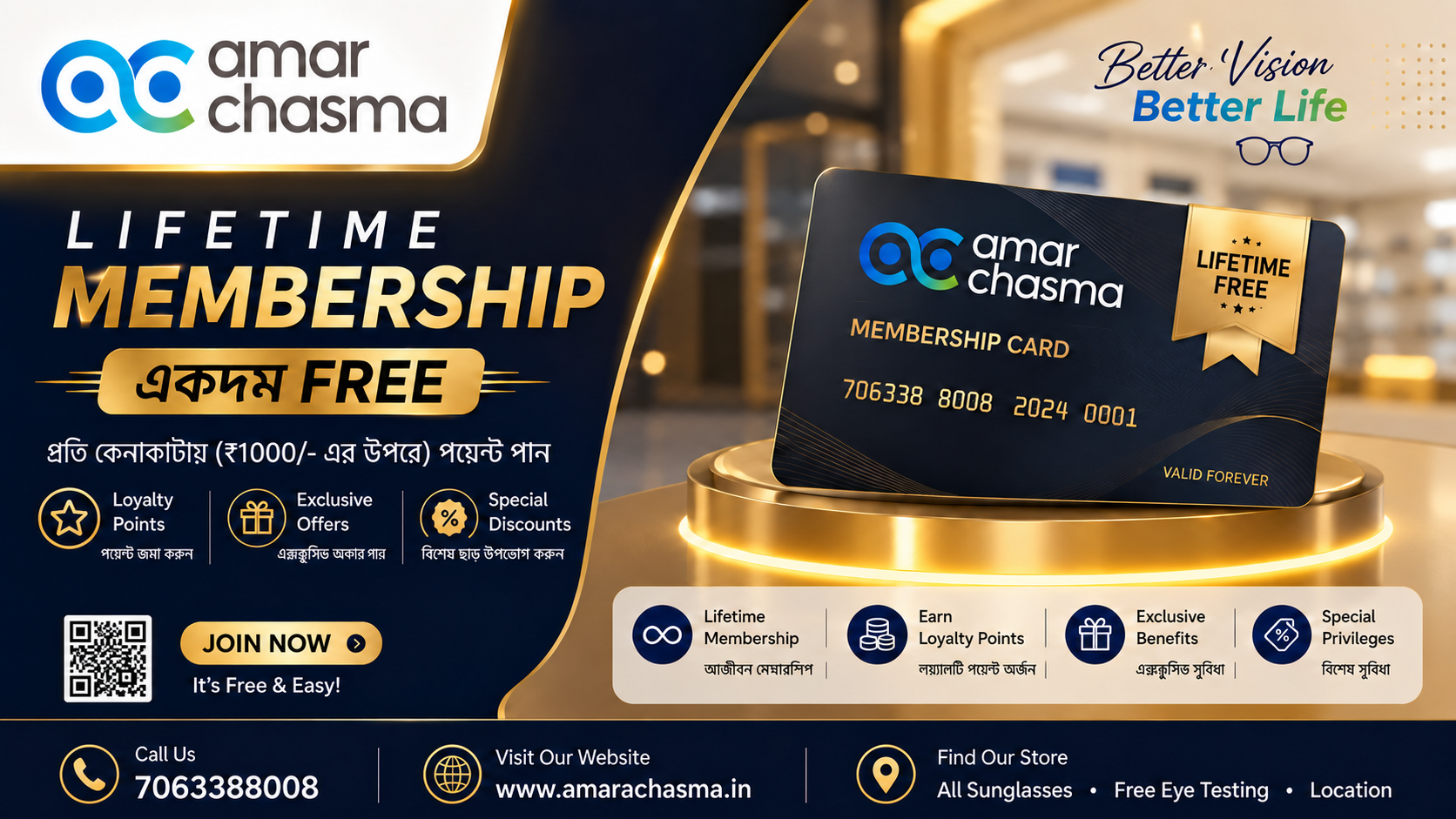 Amar Chasma premium lens promotion